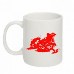 Чашка 320ml Мотокросс лого