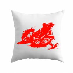 Подушка Мотокросс лого