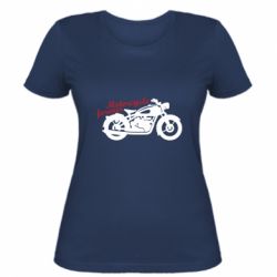Женская футболка Motorcycle forever - PrintSalon