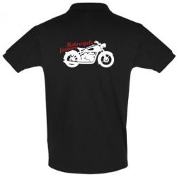 Мужское поло Motorcycle forever - PrintSalon