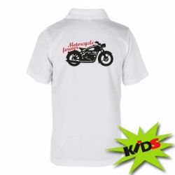 Детское поло Motorcycle forever - PrintSalon