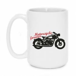 Чашка 420ml Motorcycle forever - PrintSalon