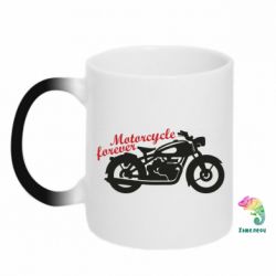 Чашка-хамелеон Motorcycle forever - PrintSalon