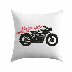 Подушка Motorcycle forever - PrintSalon