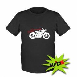 Детская футболка Motorcycle forever - PrintSalon