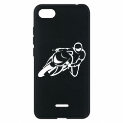 Чехол для Xiaomi Redmi 6A Motorcyclist racer - PrintSalon