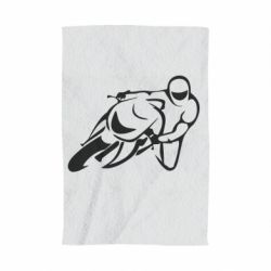 Полотенце с принтом Motorcyclist racer - PrintSalon