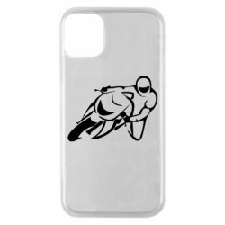Чехол для iPhone 11 Pro Motorcyclist racer - PrintSalon