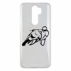 Чехол для Xiaomi Redmi Note 8 Pro Motorcyclist racer - PrintSalon
