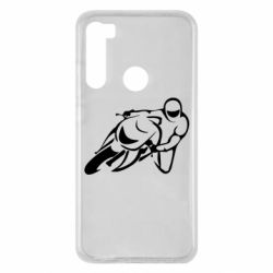 Чехол для Xiaomi Redmi Note 8 Motorcyclist racer - PrintSalon