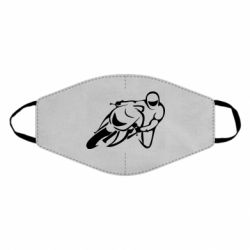 Маска многоразовая Motorcyclist racer - PrintSalon