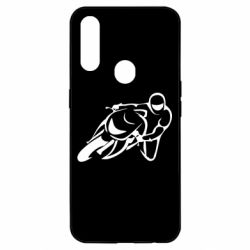 Чехол для Oppo A31 Motorcyclist racer - PrintSalon