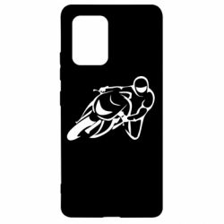 Чехол для Samsung S10 Lite Motorcyclist racer - PrintSalon