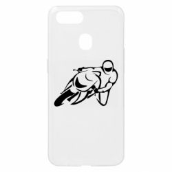 Чехол для Oppo A5s/A12 Motorcyclist racer - PrintSalon