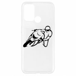 Чехол для Oppo A52/A72/A92 Motorcyclist racer - PrintSalon