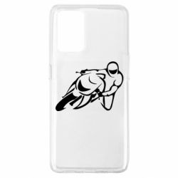 Чехол для Oppo A74 4G Motorcyclist racer - PrintSalon