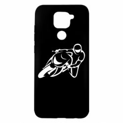 Чехол для Xiaomi Redmi Note 9/Redmi 10X Motorcyclist racer - PrintSalon