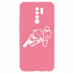 Чехол для Xiaomi Redmi 9 Motorcyclist racer - PrintSalon