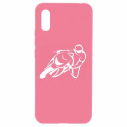 Чехол для Xiaomi Redmi 9a Motorcyclist racer - PrintSalon