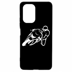 Чехол для Xiaomi Poco F3/K40 Motorcyclist racer - PrintSalon