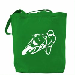 Эко-сумка Motorcyclist racer - PrintSalon