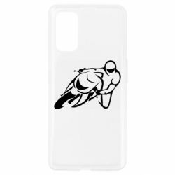 Чехол для Realme 7 Pro Motorcyclist racer - PrintSalon