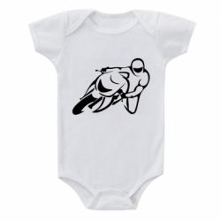 Детский бодик Motorcyclist racer - PrintSalon