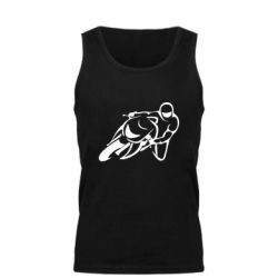 Мужская майка Motorcyclist racer - PrintSalon