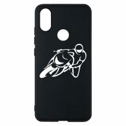 Чехол для Xiaomi Mi A2 Motorcyclist racer - PrintSalon