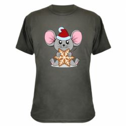 Камуфляжна футболка Mouse with cookies - PrintSalon