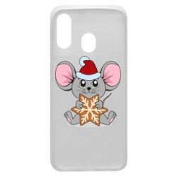 Чохол для Samsung A40 Mouse with cookies - PrintSalon