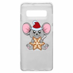 Чохол для Samsung S10+ Mouse with cookies - PrintSalon