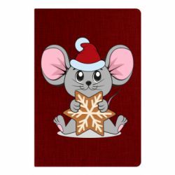 Блокнот з принтом Mouse with cookies - PrintSalon