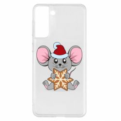 Чохол для Samsung S21+ Mouse with cookies - PrintSalon