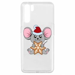 Чохол для Oppo A91 / Reno3Mouse with cookies - PrintSalon