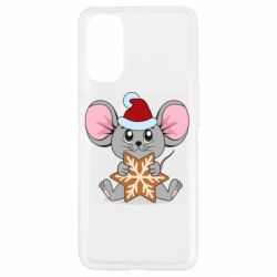 Чохол для Oppo Reno 4Mouse with cookies - PrintSalon