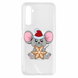 Чохол для Realme 6 Mouse with cookies - PrintSalon
