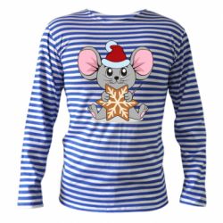 Тільник з довгим рукавом Mouse with cookies - PrintSalon