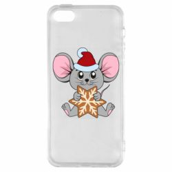 Чохол для iphone 5/5S/SE Mouse with cookies - PrintSalon