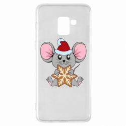 Чохол для Samsung A8+ 2018 Mouse with cookies - PrintSalon