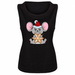 Майка жіноча Mouse with cookies - PrintSalon