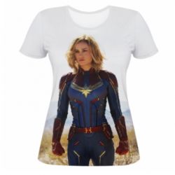 Жіноча 3D футболка Movie Captain Marvel - PrintSalon