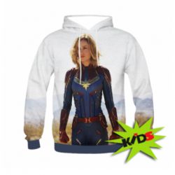 Дитяче 3D худі Movie Captain Marvel
