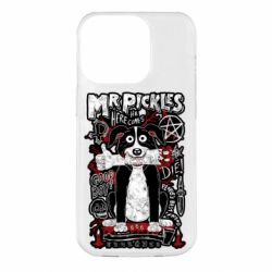 Чехол для iPhone 14 Pro Mr pickles the dog - PrintSalon
