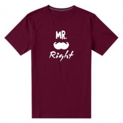 Мужская футболка премиум Mr. right - PrintSalon