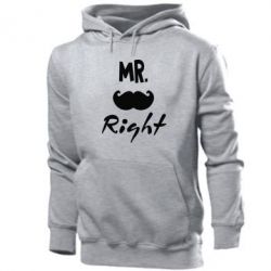 Мужское худи Mr. right - PrintSalon