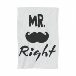 Полотенце с принтом Mr. right - PrintSalon