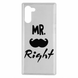 Чехол для Samsung Note 10 Mr. right - PrintSalon