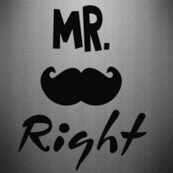 Наклейка Mr. right - PrintSalon