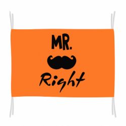 Флаг Mr. right - PrintSalon